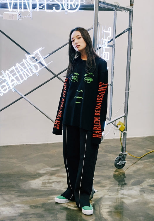 ステレオバイナルズ(Stereo Vinyls) [SS17 Colour] Ponte Pants(Black)