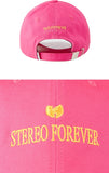 ステレオバイナルズ(Stereo Vinyls) [AW16 WUTANG] Stereo Forever 6P Ball Cap(Pink)
