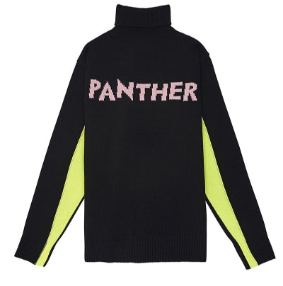 ステレオバイナルズ(Stereo Vinyls) [AW17 Pink Panther] PP Turtleneck Knit(Black)