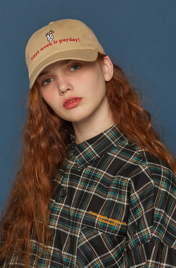 スローアシッド(SLOW ACID) NEXTWEEK Cap (BEIGE)