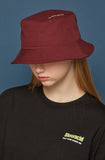 スローアシッド(SLOW ACID) SLOWACID Bucket Hat (BURGUNDY)