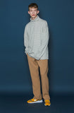 スローアシッド(SLOW ACID) WINTER Logo Slit Slacks (BEIGE)