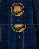 ステレオバイナルズ(Stereo Vinyls) [AW17 ISA] Constellation Flannel Shirt (Navy)