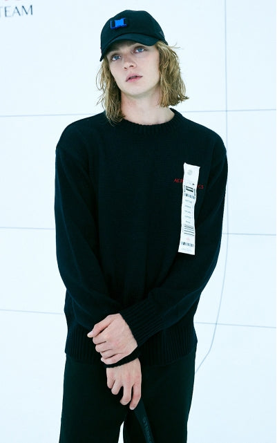 ステレオバイナルズ(Stereo Vinyls) [AW17 ISA] Moon Knit(Black)