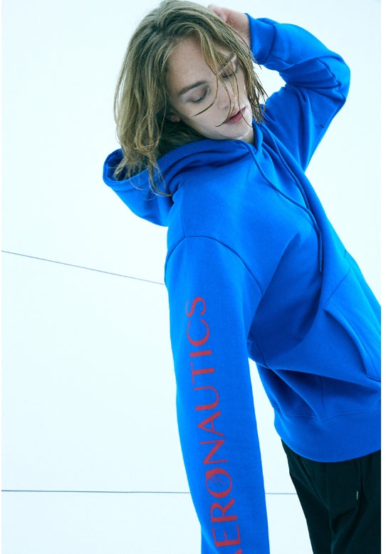 ステレオバイナルズ(Stereo Vinyls) [AW17 ISA] Planet Fleece Hoody(Blue)