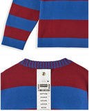 ステレオバイナルズ(Stereo Vinyls) [AW17 ISA] Stripe Knit(Burgundy)