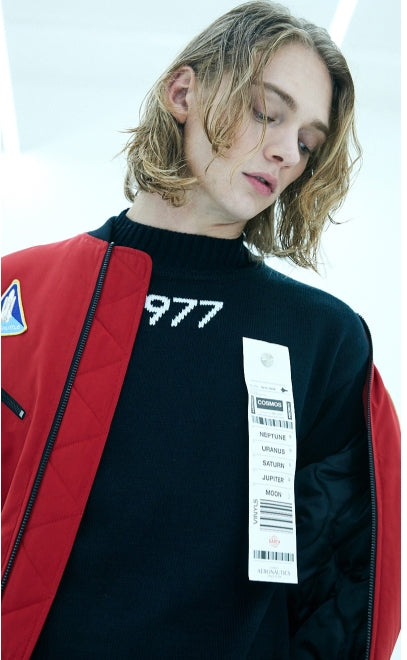 ステレオバイナルズ(Stereo Vinyls) [AW17 ISA] Voyager Knit(Black)