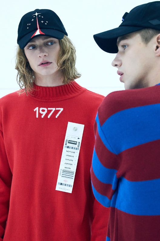ステレオバイナルズ(Stereo Vinyls) [AW17 ISA] Voyager Knit(Red)