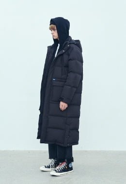 ステレオバイナルズ(Stereo Vinyls) [AW17] Bench Long Down Parka(Black)
