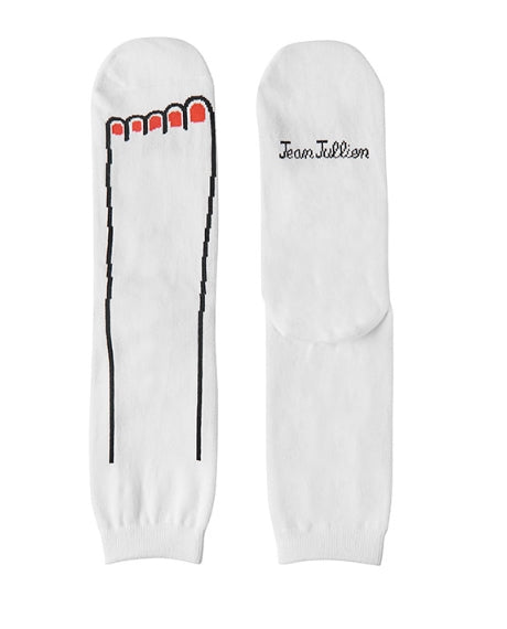 ステレオバイナルズ(Stereo Vinyls) [AW17 NOUNOU] Socks(White)