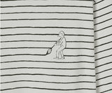 ステレオバイナルズ(Stereo Vinyls) [AW17 NOUNOU] Painting Stripe Fleece Sweatshirts(White)