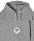 ステレオバイナルズ(Stereo Vinyls) [AW17 NOUNOU] One Point Fleece Hoody(Melange Grey)