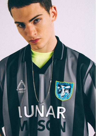 ステレオバイナルズ(Stereo Vinyls) [SS18 ISA] Soccer Jersey(Black)