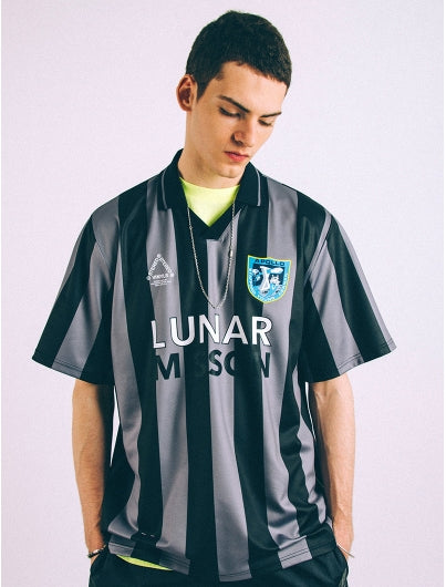 ステレオバイナルズ(Stereo Vinyls) [SS18 ISA] Soccer Jersey(Black)