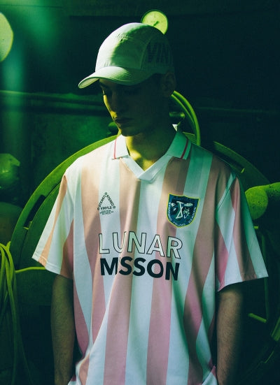 ステレオバイナルズ(Stereo Vinyls) [SS18 ISA] Soccer Jersey(Pink)