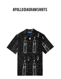 ステレオバイナルズ(Stereo Vinyls) [SS18 ISA] Apollo Diagram Shirts (Black)