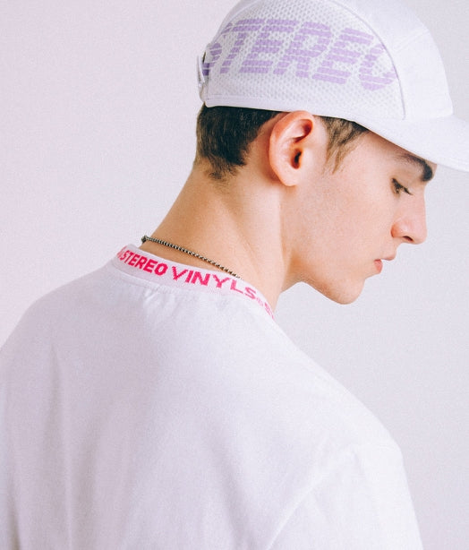 ステレオバイナルズ(Stereo Vinyls) [SS18 ISA] Mesh Panel Camp Cap(White)