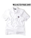 ステレオバイナルズ(Stereo Vinyls) [SS18 Thibaud] Wild Aster Pique Shirts(White)