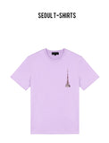 ステレオバイナルズ(Stereo Vinyls) [SS18 Thibaud] Seoul T-Shirts(Lavender)