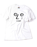 ステレオバイナルズ(Stereo Vinyls) [SS18 NOUNOU] Face S1 T-Shirts(White)