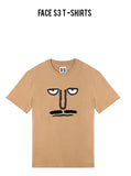 ステレオバイナルズ(Stereo Vinyls) [SS18 NOUNOU] Face S3 T-Shirts(Beige)