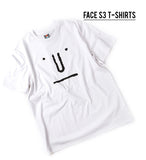 ステレオバイナルズ(Stereo Vinyls) [SS18 NOUNOU] Face S3 T-Shirts(White)