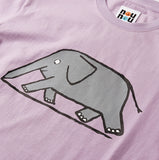 ステレオバイナルズ(Stereo Vinyls) [SS18 NOUNOU] Elephant T-Shirts(Lavender)
