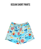 ステレオバイナルズ(Stereo Vinyls) [SS18 NOUNOU] Ocean Short Pants(Blue)