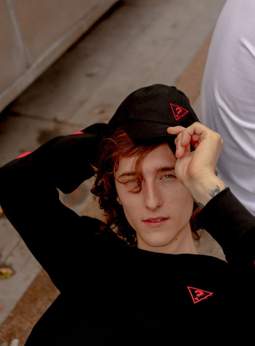 ステレオバイナルズ(Stereo Vinyls) [18FW STEREO X GUESS] Logo Cap(Black)