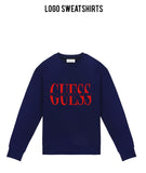 ステレオバイナルズ(Stereo Vinyls) [18FW STEREOX GUESS] Logo Sweatshirts(Navy)