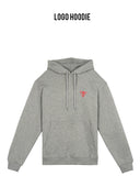 ステレオバイナルズ(Stereo Vinyls) [18FW STEREO X GUESS] Logo Hoodie(Melange Grey)