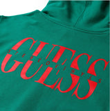 ステレオバイナルズ(Stereo Vinyls) [18FW STEREO X GUESS] Logo Hoodie(Green)