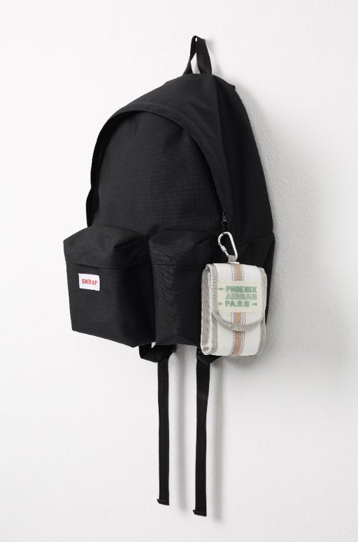 スクラップ(SKRAP) SAFE two pocket backpack Black