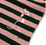 ステレオバイナルズ(Stereo Vinyls) [FW18 Pink Panther] Stripe Turtleneck Long Sleeve(Pink)