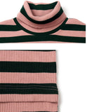 ステレオバイナルズ(Stereo Vinyls) [FW18 Pink Panther] Stripe Turtleneck Long Sleeve(Pink)