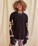 ステレオバイナルズ(Stereo Vinyls) [FW18 Pink Panther] Print Long Sleeve(Black)