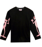 ステレオバイナルズ(Stereo Vinyls) [FW18 Pink Panther] Print Long Sleeve(Black)