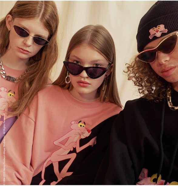 ステレオバイナルズ(Stereo Vinyls) [FW18 Pink Panther] PP Face Wool Cap(Melange Grey)