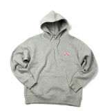 ステレオバイナルズ(Stereo Vinyls) [FW18 Pink Panther] PP Face Hoodie(Melange Grey)