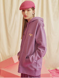 ステレオバイナルズ(Stereo Vinyls) [FW18 Pink Panther] PP Face Hoodie(Lavender)