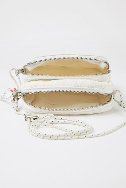 スクラップ(SKRAP) DENIM small bag Off white