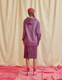 ステレオバイナルズ(Stereo Vinyls) [FW18 Pink Panther] PP Face Hoodie(Lavender)