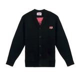 ステレオバイナルズ(Stereo Vinyls) [FW18 Pink Panther] Knit Cardigan(Black)