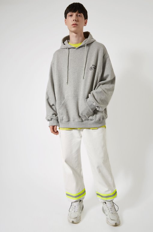 スクラップ(SKRAP) STAFF hoodie Grey