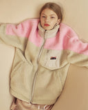 ステレオバイナルズ(Stereo Vinyls) [FW18 Pink Panther] Boa Jacket(Beige)