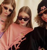 ステレオバイナルズ(Stereo Vinyls) [FW18 Pink Panther] String Sweatshirts(Black)