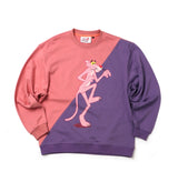 ステレオバイナルズ(Stereo Vinyls) [FW18 Pink Panther] Block Sweatshirts(Lavender)