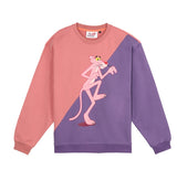 ステレオバイナルズ(Stereo Vinyls) [FW18 Pink Panther] Block Sweatshirts(Lavender)