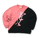 ステレオバイナルズ(Stereo Vinyls) [FW18 Pink Panther] Block Sweatshirts(Black)