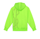 ステレオバイナルズ(Stereo Vinyls) [FW18 PinkPanther] Back Print Hoodie(Green)